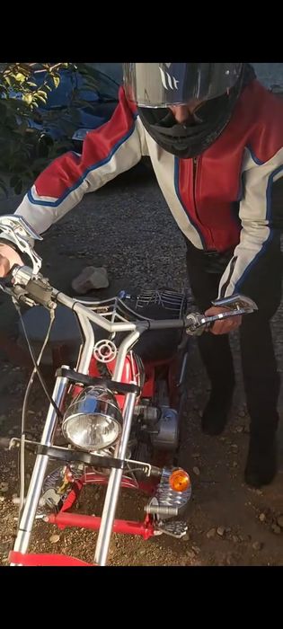 mini chopper si echipament complet de protectie