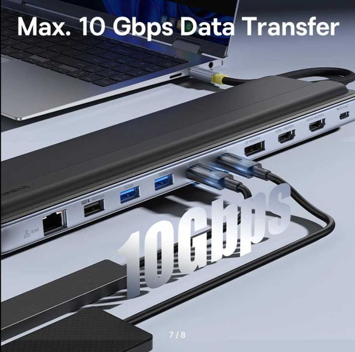 USB-C Хаб Baseus 12-in-1 с подставкой (Type-c hub)