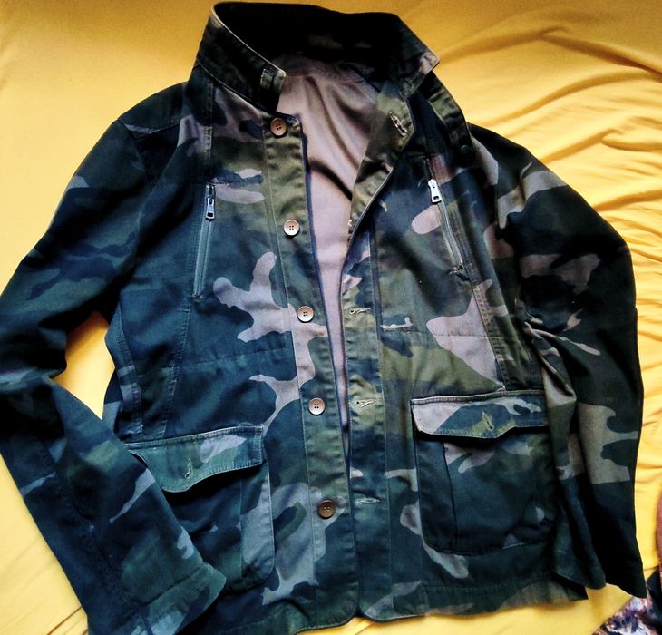 Geacă Camuflaj verde padure.