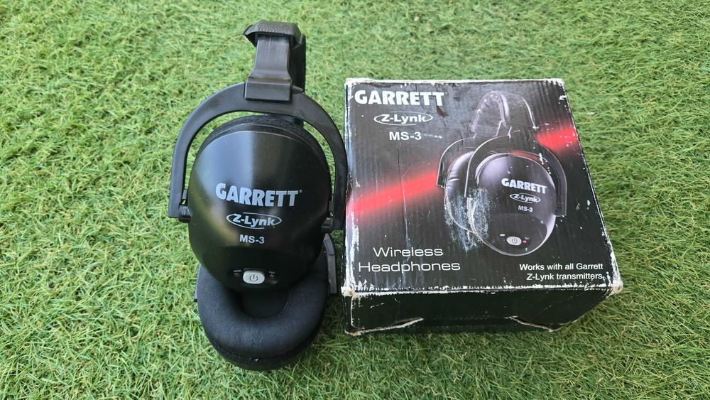 Професионални безжични стерео слушалки Garrett MS-3 за металотърсач металдетектор