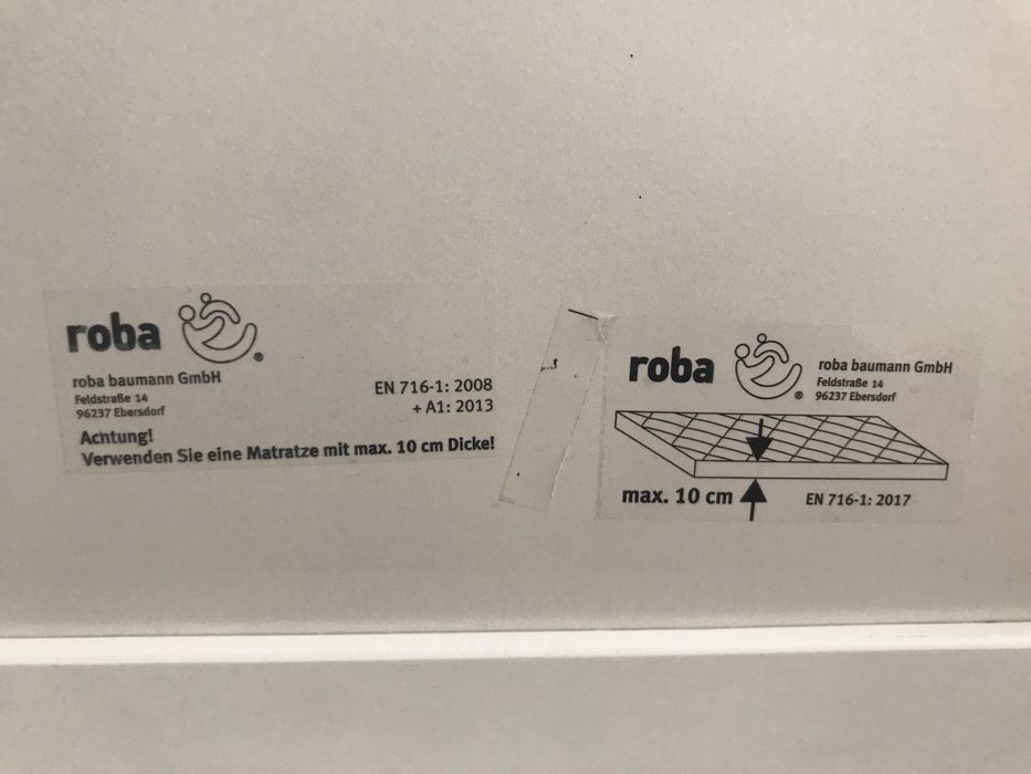 Бебешко дървено креватче Roba от Германия