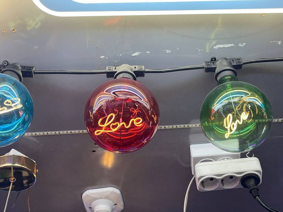 Настенная ретро гирлянда, для фасадов