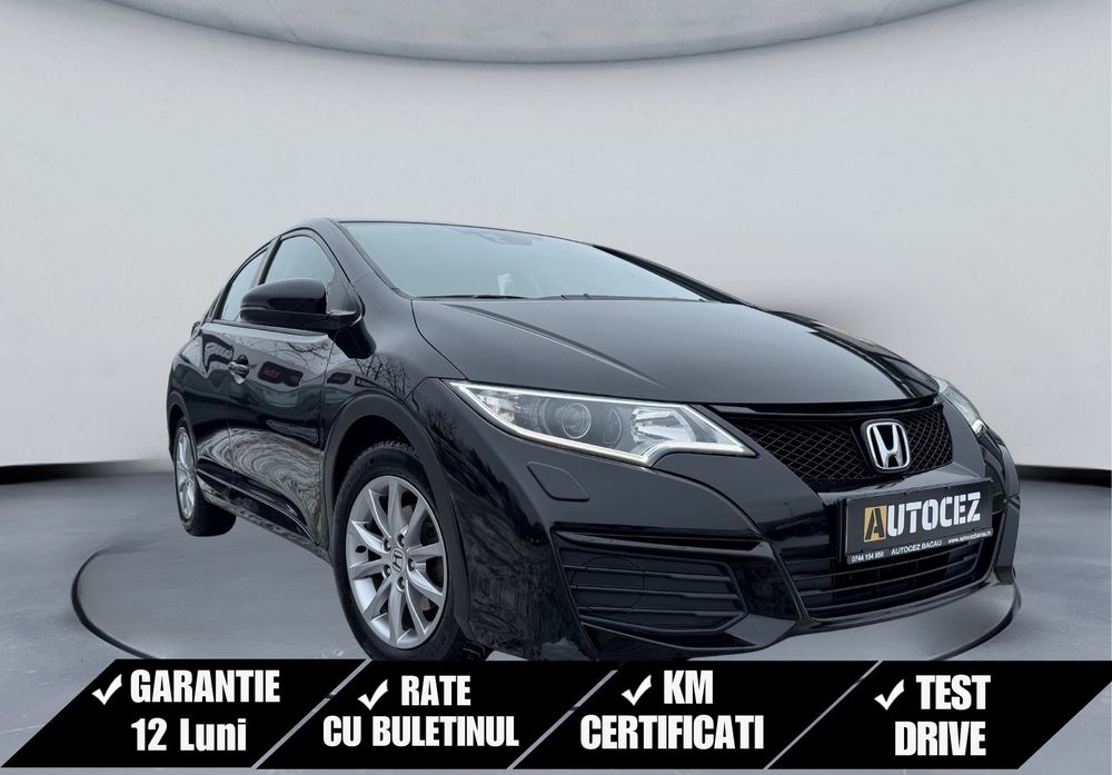Honda Civic 2016 Benzină 1.4 clasic Euro 6 Navi RATE/GARANTIE