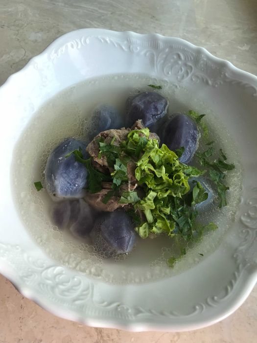 Фиолетовый картофель