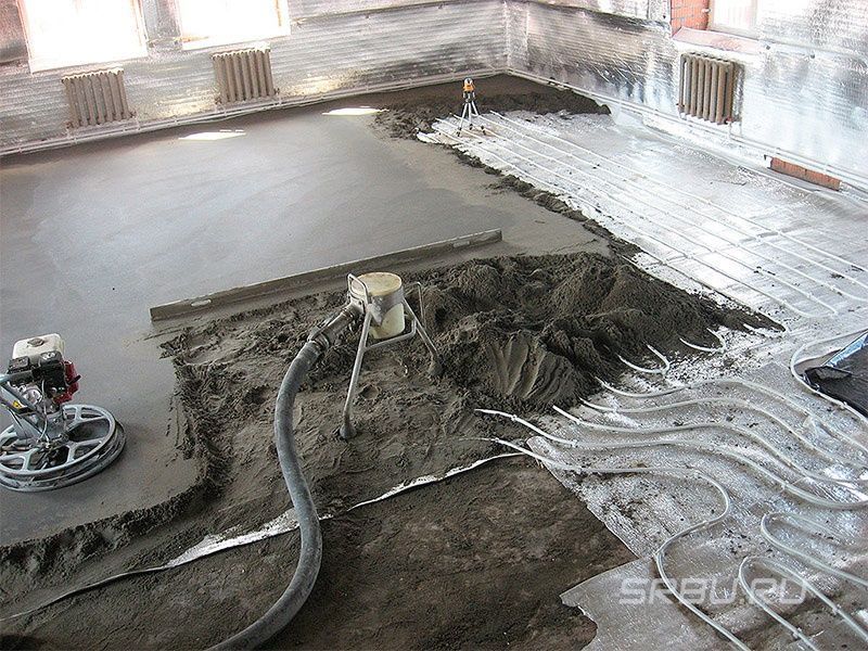 Полусухая стяжка
