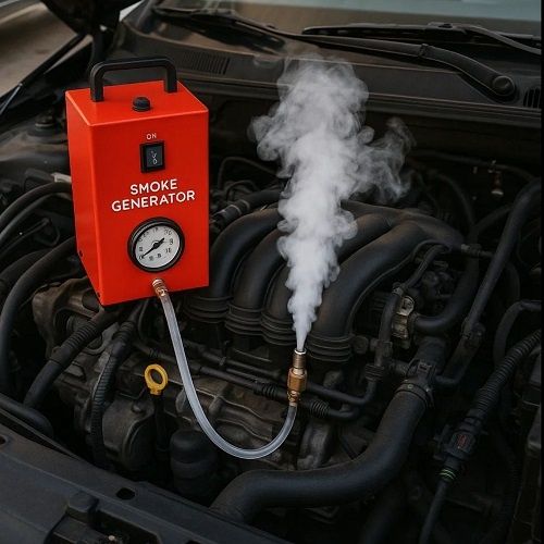 Проверка дымом на подсос воздуха авто