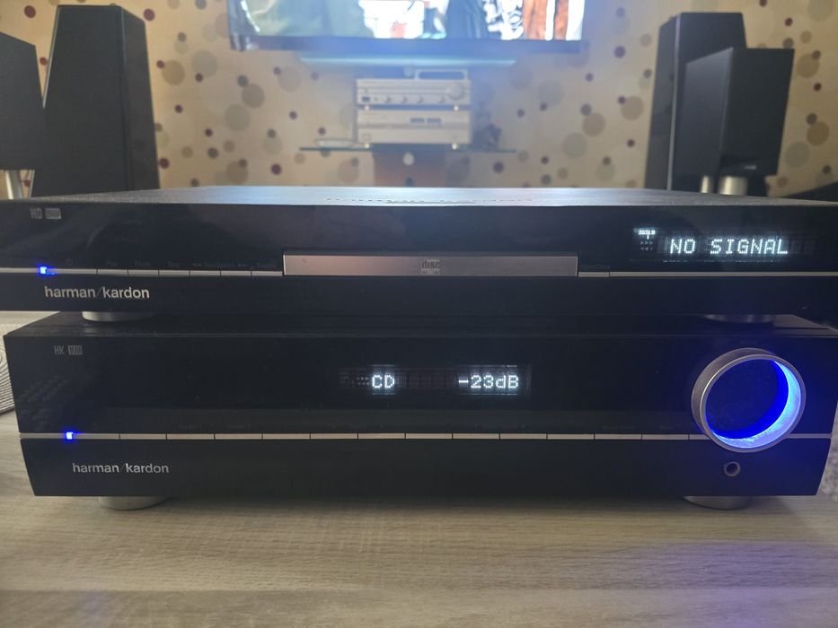 HK970 + HD970 комплект • Оригинални дистанционни • HD970 = външен DAC