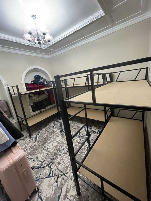 Кроват металическое двухетажка Кроватлар Krovat temir seh ot 500