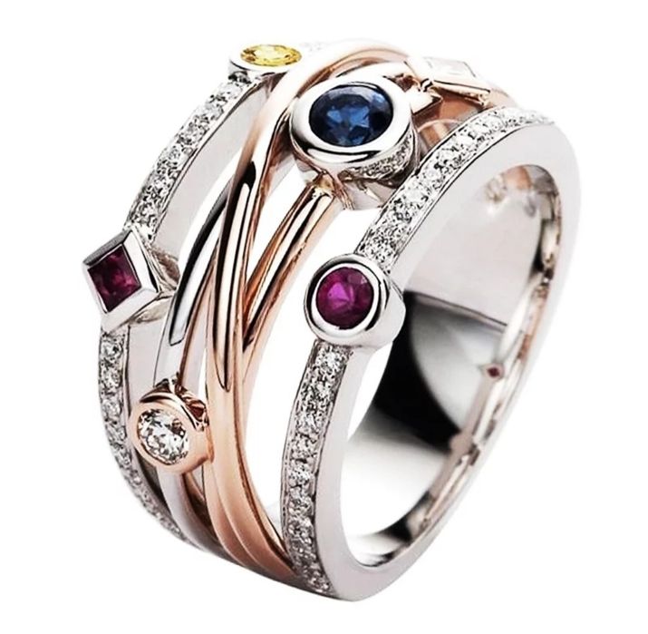 Дамски посребрени пръстени