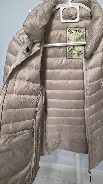 Geaca matlasata NORWAY, bej, pentru dama, marimea 2XL