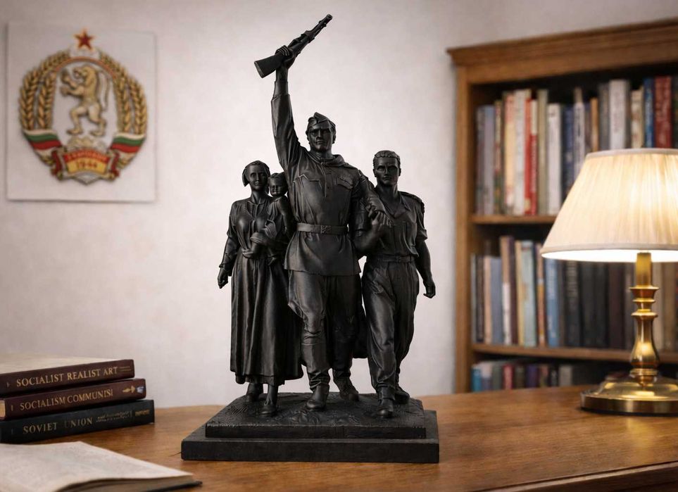 Архивна възстановка на демонтиран софийски монумент