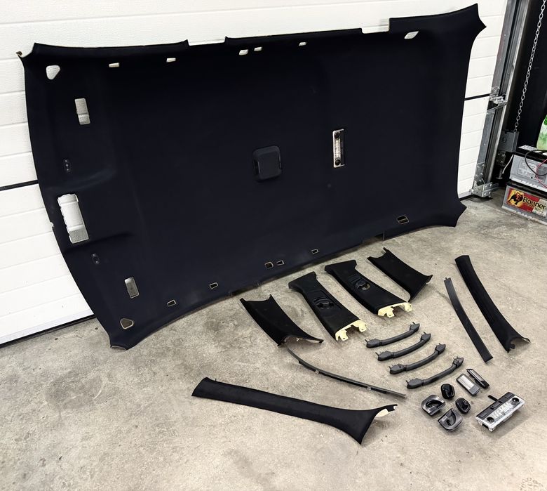 Черен таван пълен комплект за 3та серия bmw Е46 КОМБИ