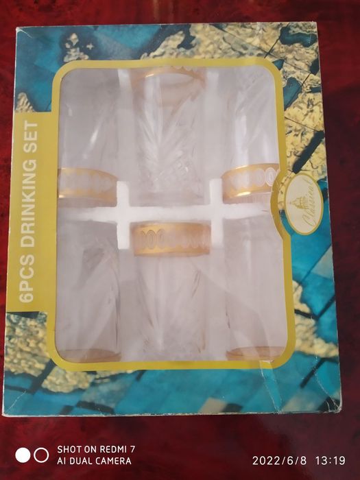 Бокалы 6   штука