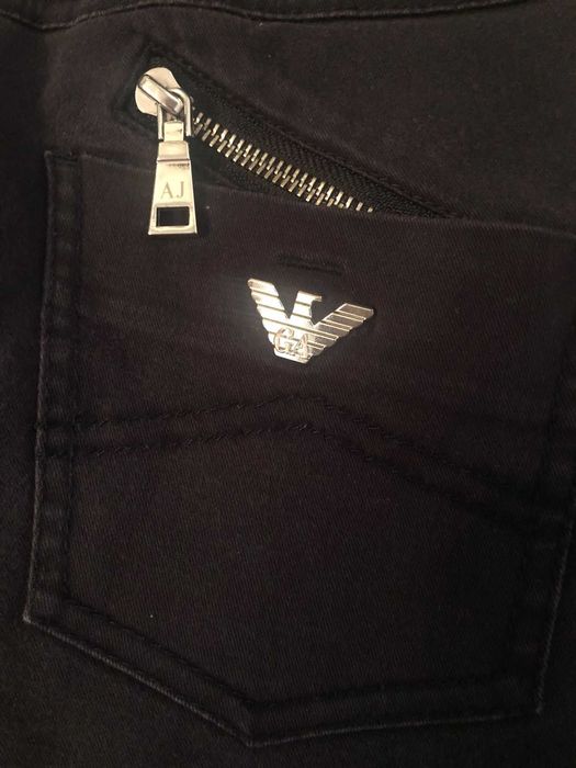 Blugi Armani Jeans negrii pentru femei