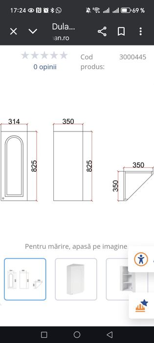 Dulapuri baie utilizate