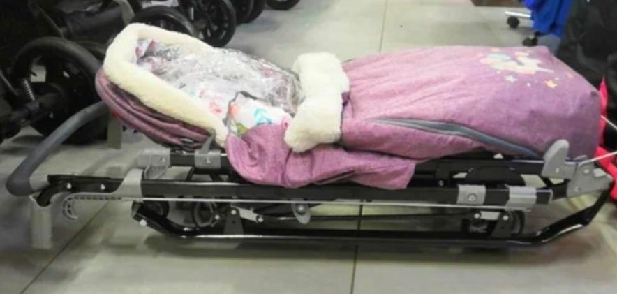 Продам санки-коляска фирма ника