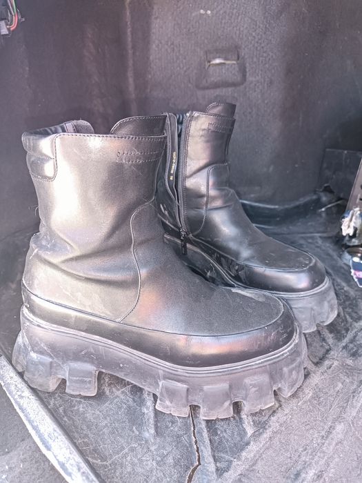 Продам ботинки Rick Owens модели Beatle Mega Tractor из гладкой телячь