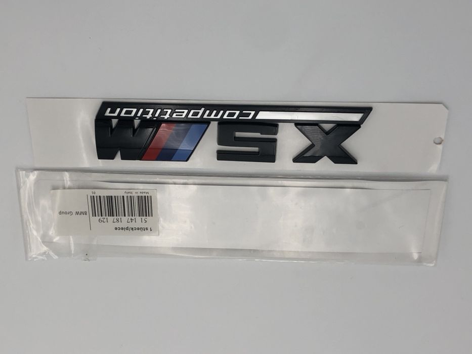 Emblema BMW X5M Competition