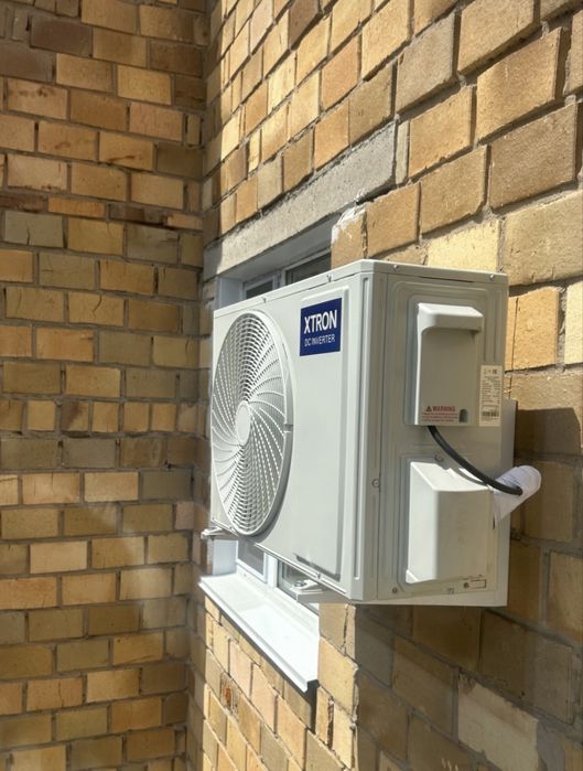 Установка кондицонеров - с пылесосом