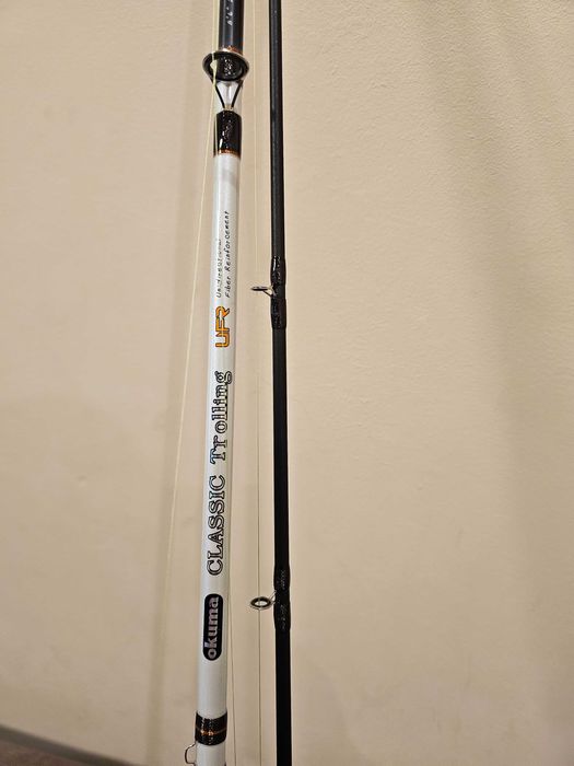 пръчка за море и тролене  Окума ,дълги 2,59,с макара и плетено влакно