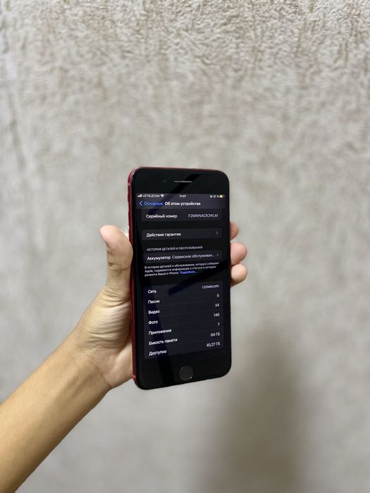Iphone 8plus 64g sotiladi yomks70