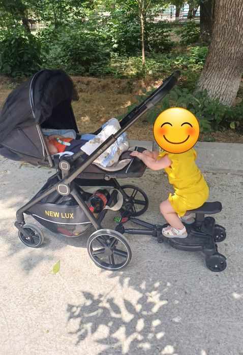 Коляскаға екінші балаға арналған қосымша подножки