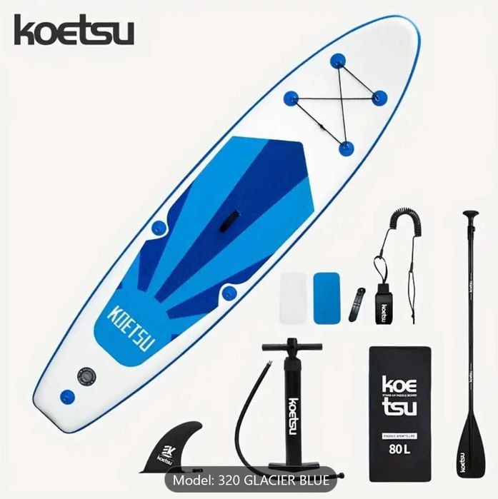 Set placa gonflabila Stand Up Paddle Board - SUP 12.6 - 3.2 m - nou