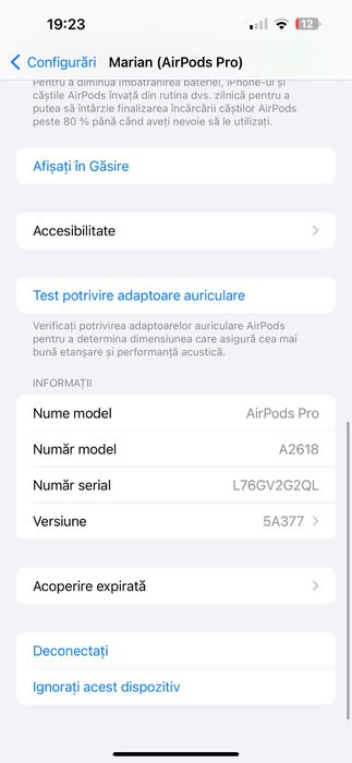 Casti airpods pro 2 si airpods 3(in garantie)