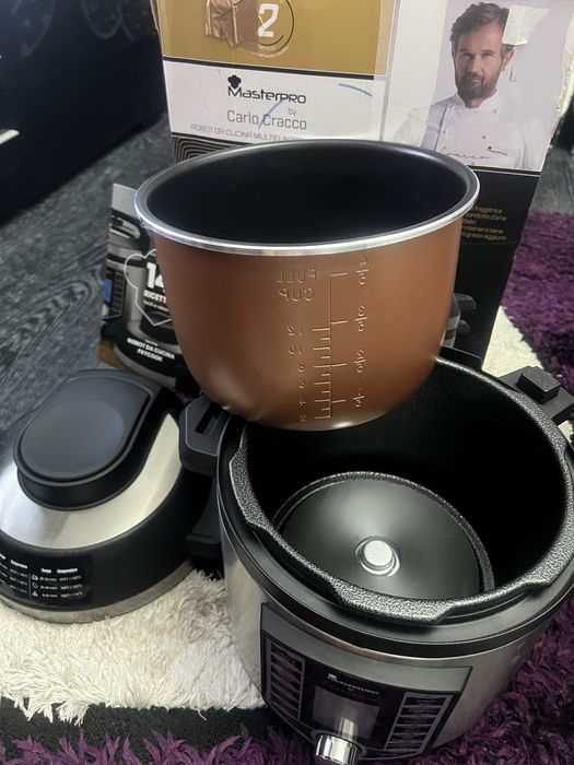 Pressure Coocker Air Fryer 2 in 1 MaterPRO by Carlo Craco