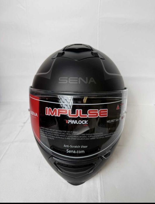 Casco moto Sena Impulse Premium noua, fibra, Harman Kardon, Mesh 2km