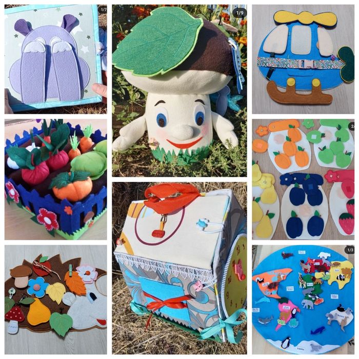 Игрушки из фетра