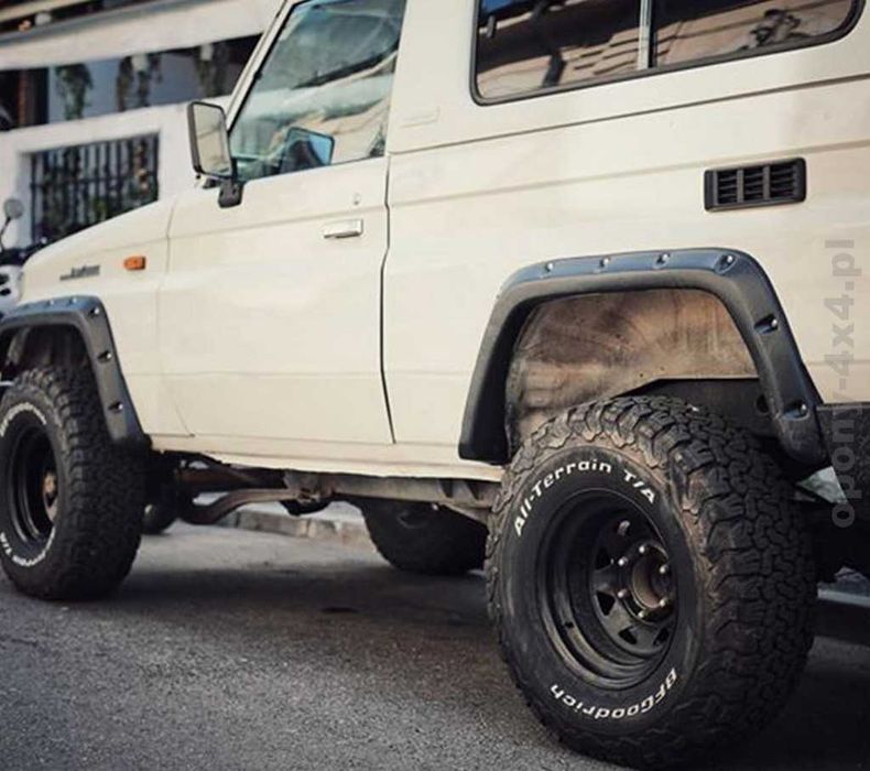 OVERFENDERE TOYOTA LAND CRUISER J70 - 5 cm + kit garnituri/suruburi