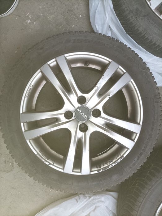 Set Jante Aliaj Mak Zenith Hyper Silver 6,5jx16H2 4x100 Et35