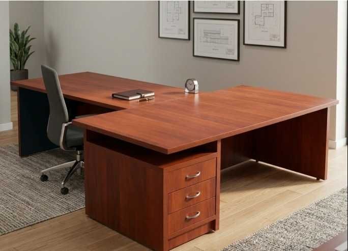 Стол для руководителя ЛДСП утолщенка (Орех Италия)