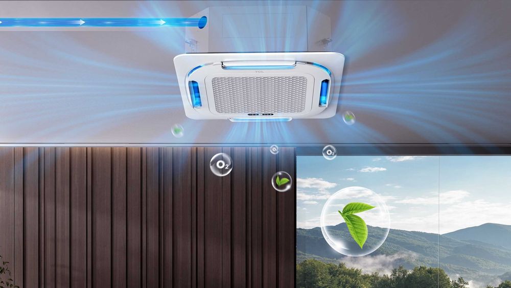 Кассетный кондиционер 18 000 BTU TCL INVERTER