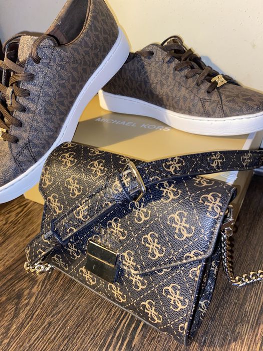 Adidasi Michael Kors & geanta Guess