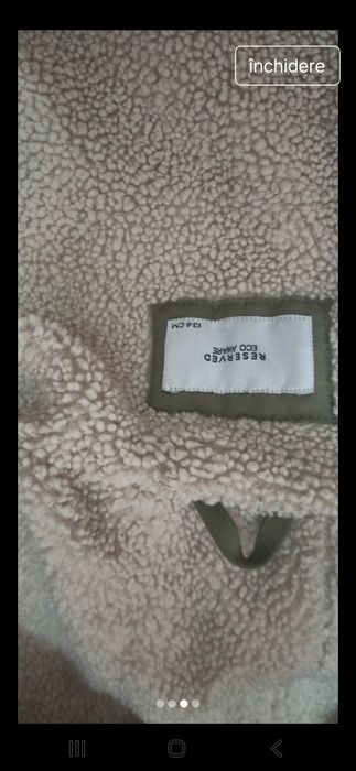 Geaca imblanita cu capison copii