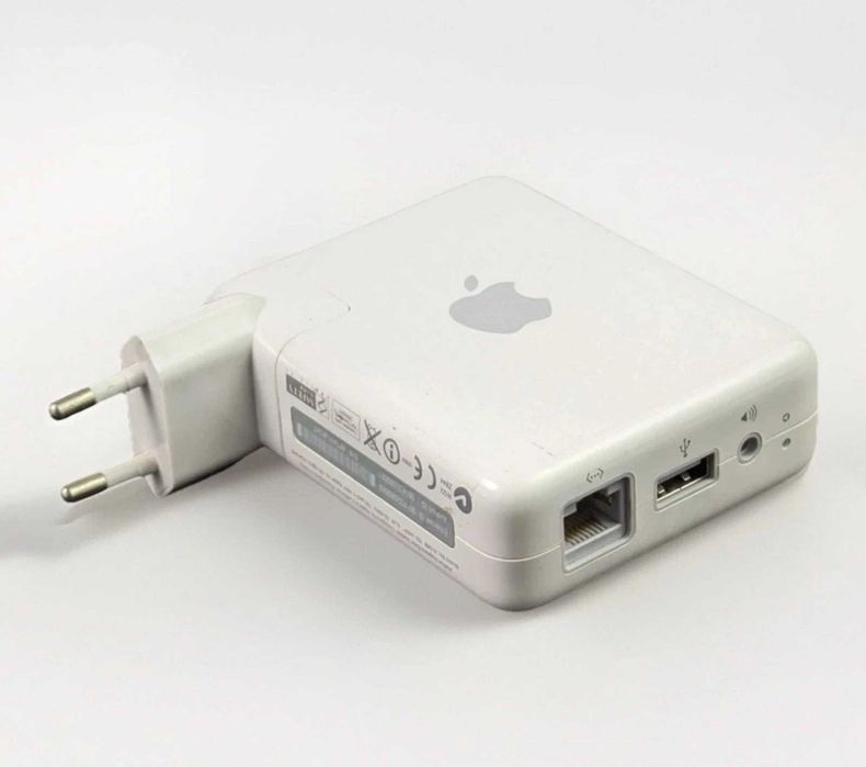 5G Рутер Apple AirPort Express AC A1264 – поддръжка на 5Ghz, AirPlay, изход за звук 3,5мм и оптичен