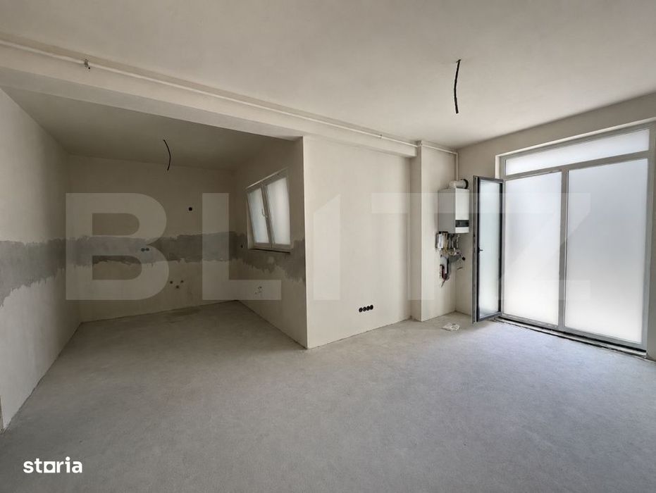 Apartament nou cu C.F., 2 camere, 56 mp utili, terasa, Marasti — fotografia 1