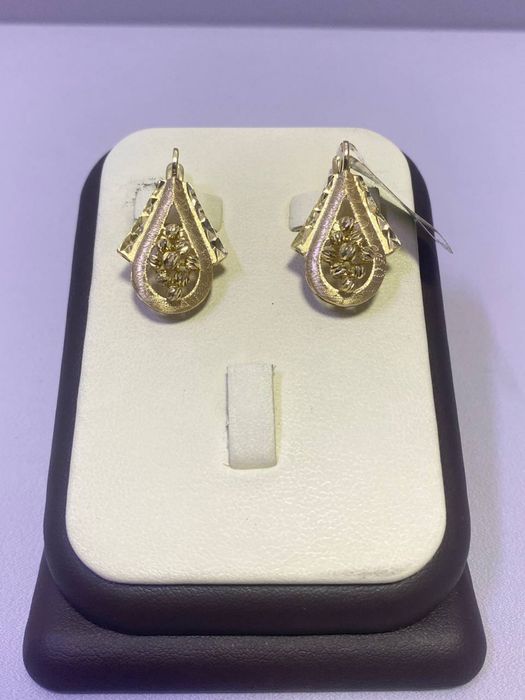 Серьги из желтого золота / СТ30783