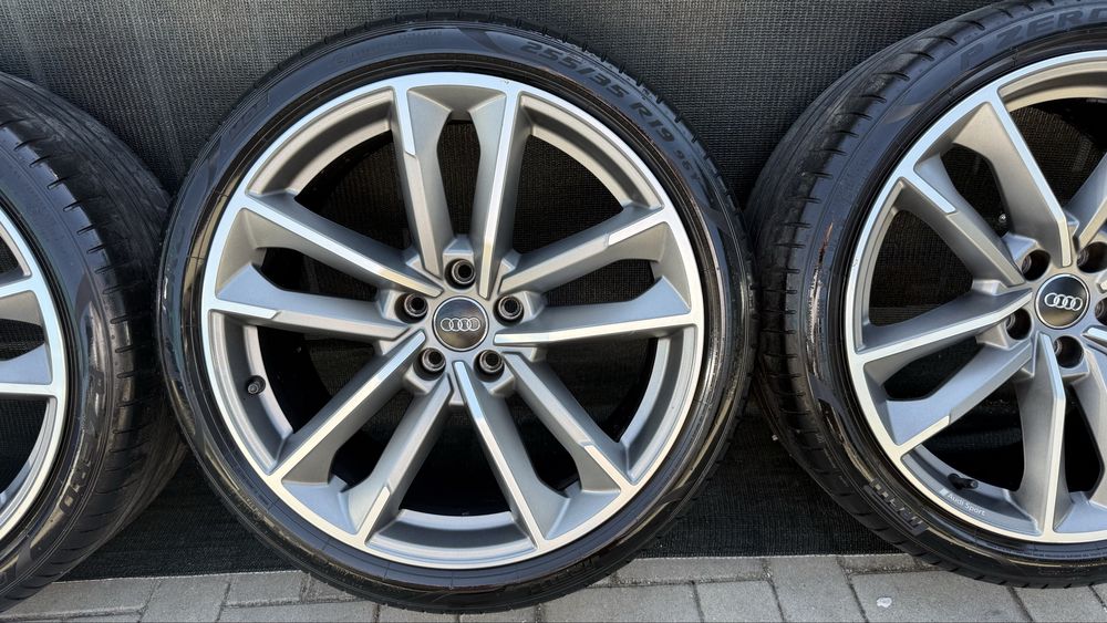 Jante originale Audi A5 S5, Audi Sport 19” cu anvelope Pirelli P Zero Run Flat