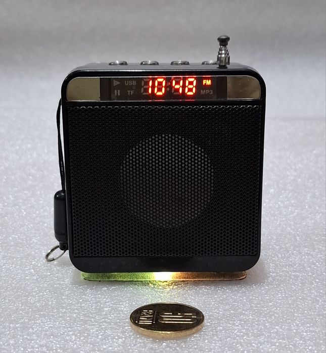 Mini boxă portabilă cu radio FM, WSTER WS-918