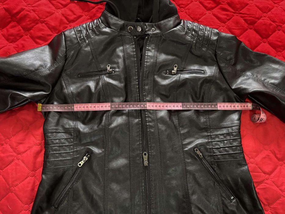 Дамско яке от изкуствена кожа