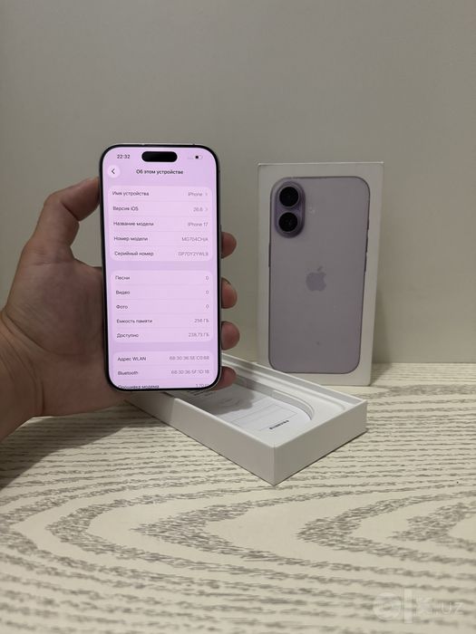 Iphone 17 Идеал 256 гб 92% Емкость