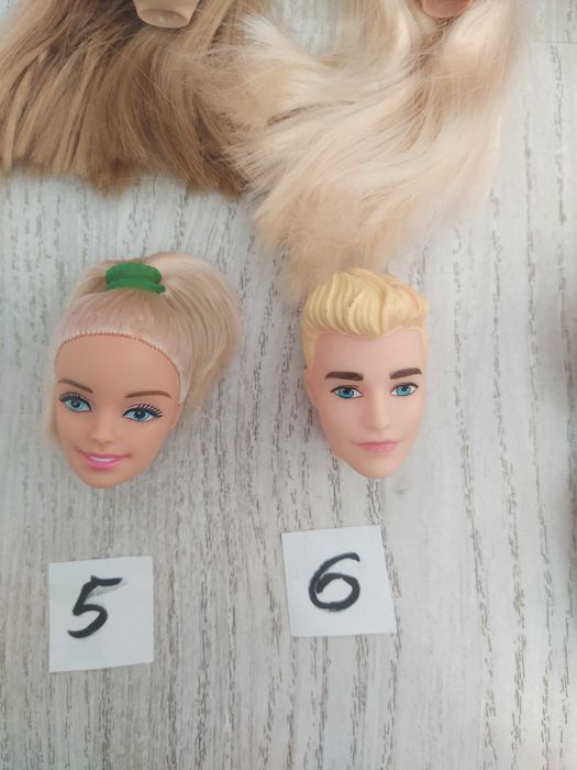 Барби, Кен, LOL OMG нови глави и ръце за ремонт на кукли.