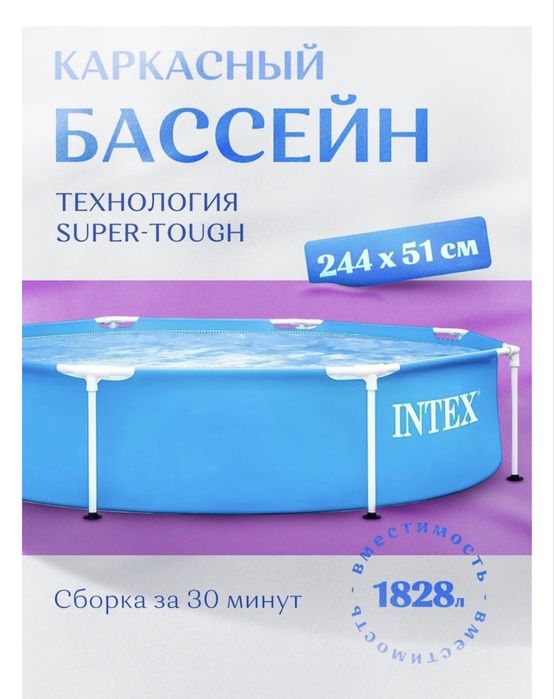 Бассейн каркасный