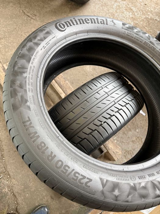 2x Anvelope Vara 225/50 R18 - Continental Premium Contact 6 XL cu stel