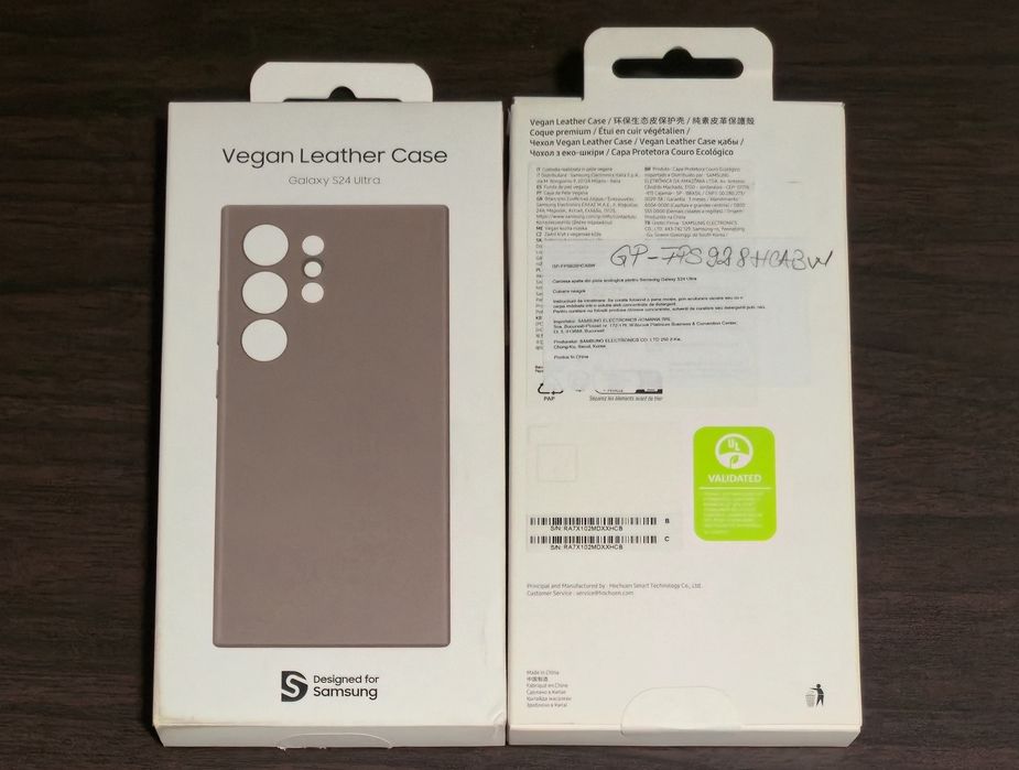 Husa piele originala Samsung Vegan Leather Case Galaxy S24 Ultra S928