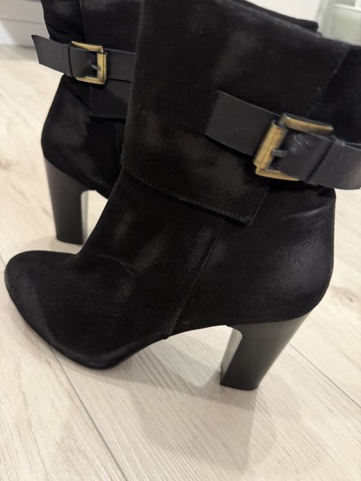 Ботильоны натуральная замша