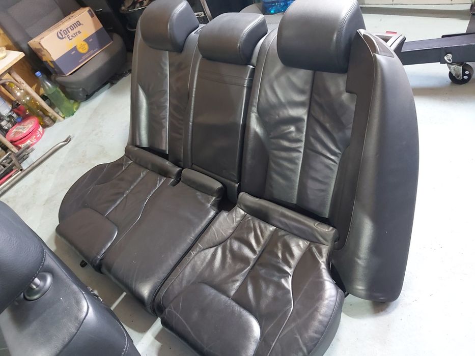 Set interior scaune banchete cotiera piele volkswagen passat b6 break